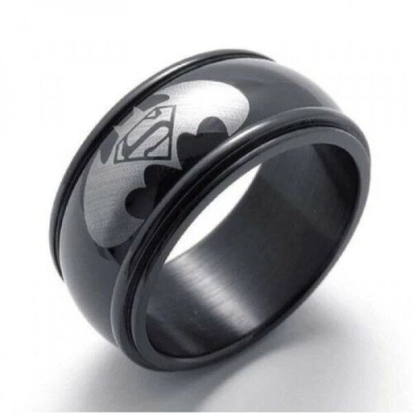 Jewelry - Men's Women Stainless Steel Titanium Band Batman